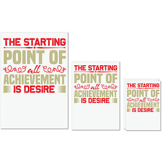 UDNAG Untearable Waterproof Stickers 155GSM 'Achievement | The starting' A4 x 1pc, A5 x 1pc & A6 x 2pc UDNAG Untearable Waterproof Stickers 155GSM 'Achievement | The starting' A4 x 1pc, A5 x 1pc & A6 x 2pc