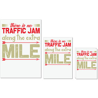 UDNAG Untearable Waterproof Stickers 155GSM 'Traffic Jam | There is no' A4 x 1pc, A5 x 1pc & A6 x 2pc UDNAG Untearable Waterproof Stickers 155GSM 'Traffic Jam | There is no' A4 x 1pc, A5 x 1pc & A6 x 2pc