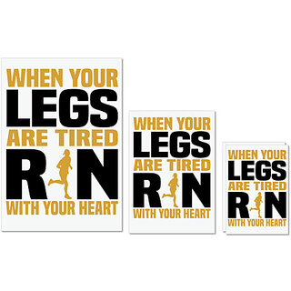 UDNAG Untearable Waterproof Stickers 155GSM 'Workout gym | When your' A4 x 1pc, A5 x 1pc & A6 x 2pc UDNAG Untearable Waterproof Stickers 155GSM 'Workout gym | When your' A4 x 1pc, A5 x 1pc & A6 x 2pc