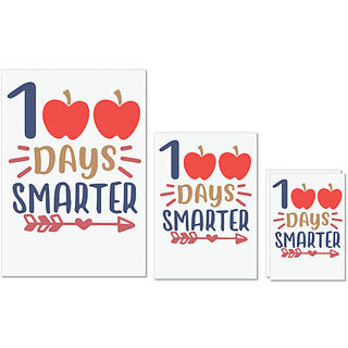 UDNAG Untearable Waterproof Stickers 155GSM 'Smart | 100 days smarterrr' A4 x 1pc, A5 x 1pc & A6 x 2pc UDNAG Untearable Waterproof Stickers 155GSM 'Smart | 100 days smarterrr' A4 x 1pc, A5 x 1pc & A6 x 2pc