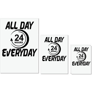 UDNAG Untearable Waterproof Stickers 155GSM 'Day | all day everyday' A4 x 1pc, A5 x 1pc & A6 x 2pc UDNAG Untearable Waterproof Stickers 155GSM 'Day | all day everyday' A4 x 1pc, A5 x 1pc & A6 x 2pc