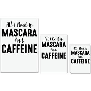 UDNAG Untearable Waterproof Stickers 155GSM 'Makeup | all i need is mascara' A4 x 1pc, A5 x 1pc & A6 x 2pc UDNAG Untearable Waterproof Stickers 155GSM 'Makeup | all i need is mascara' A4 x 1pc, A5 x 1pc & A6 x 2pc