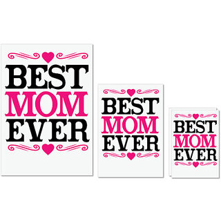 UDNAG Untearable Waterproof Stickers 155GSM 'Mummy | Best mom ever' A4 x 1pc, A5 x 1pc & A6 x 2pc UDNAG Untearable Waterproof Stickers 155GSM 'Mummy | Best mom ever' A4 x 1pc, A5 x 1pc & A6 x 2pc