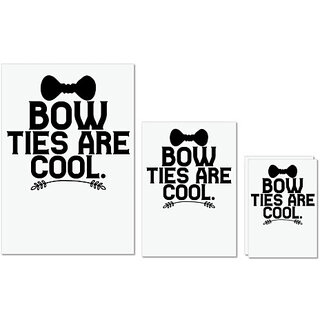 UDNAG Untearable Waterproof Stickers 155GSM 'Bow ties | BOW TIES ARE COOL' A4 x 1pc, A5 x 1pc & A6 x 2pc UDNAG Untearable Waterproof Stickers 155GSM 'Bow ties | BOW TIES ARE COOL' A4 x 1pc, A5 x 1pc & A6 x 2pc