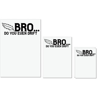 UDNAG Untearable Waterproof Stickers 155GSM 'Brother | bro' A4 x 1pc, A5 x 1pc & A6 x 2pc UDNAG Untearable Waterproof Stickers 155GSM 'Brother | bro' A4 x 1pc, A5 x 1pc & A6 x 2pc
