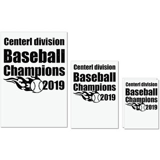 UDNAG Untearable Waterproof Stickers 155GSM 'Baseball | Centerl division (2)' A4 x 1pc, A5 x 1pc & A6 x 2pc UDNAG Untearable Waterproof Stickers 155GSM 'Baseball | Centerl division (2)' A4 x 1pc, A5 x 1pc & A6 x 2pc
