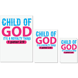 UDNAG Untearable Waterproof Stickers 155GSM '| CHILD OF' A4 x 1pc, A5 x 1pc & A6 x 2pc UDNAG Untearable Waterproof Stickers 155GSM '| CHILD OF' A4 x 1pc, A5 x 1pc & A6 x 2pc