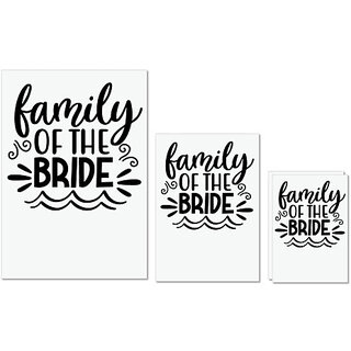                       UDNAG Untearable Waterproof Stickers 155GSM 'Family | Family of the' A4 x 1pc, A5 x 1pc & A6 x 2pc                                              