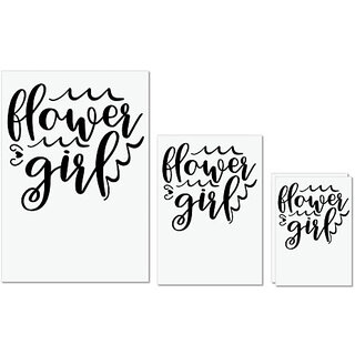 UDNAG Untearable Waterproof Stickers 155GSM 'Girl | Flower' A4 x 1pc, A5 x 1pc & A6 x 2pc UDNAG Untearable Waterproof Stickers 155GSM 'Girl | Flower' A4 x 1pc, A5 x 1pc & A6 x 2pc