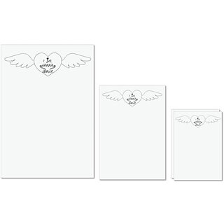                       UDNAG Untearable Waterproof Stickers 155GSM '| i just wanna dance' A4 x 1pc, A5 x 1pc & A6 x 2pc                                              