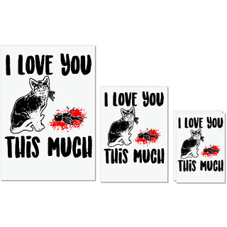 UDNAG Untearable Waterproof Stickers 155GSM 'Love | I Love you' A4 x 1pc, A5 x 1pc & A6 x 2pc UDNAG Untearable Waterproof Stickers 155GSM 'Love | I Love you' A4 x 1pc, A5 x 1pc & A6 x 2pc