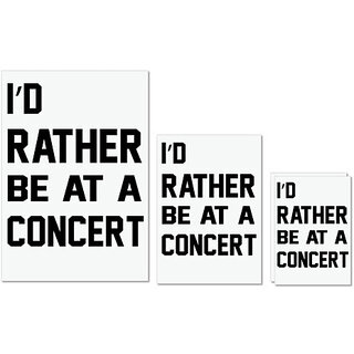 UDNAG Untearable Waterproof Stickers 155GSM 'Concert | i'd rather' A4 x 1pc, A5 x 1pc & A6 x 2pc UDNAG Untearable Waterproof Stickers 155GSM 'Concert | i'd rather' A4 x 1pc, A5 x 1pc & A6 x 2pc