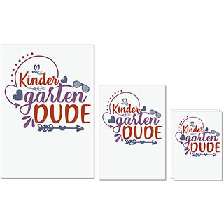 UDNAG Untearable Waterproof Stickers 155GSM 'Kindergarten | kindergarten dude' A4 x 1pc, A5 x 1pc & A6 x 2pc UDNAG Untearable Waterproof Stickers 155GSM 'Kindergarten | kindergarten dude' A4 x 1pc, A5 x 1pc & A6 x 2pc