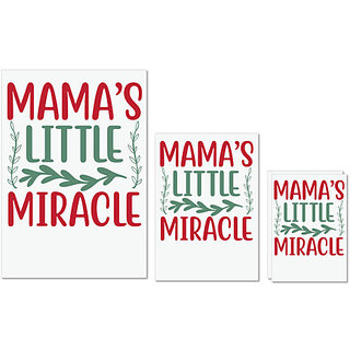 UDNAG Untearable Waterproof Stickers 155GSM 'Mother | MAMAS LITTLE MIRACLE' A4 x 1pc, A5 x 1pc & A6 x 2pc UDNAG Untearable Waterproof Stickers 155GSM 'Mother | MAMAS LITTLE MIRACLE' A4 x 1pc, A5 x 1pc & A6 x 2pc