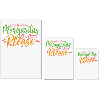 UDNAG Untearable Waterproof Stickers 155GSM 'Margarita | Margaritas Please' A4 x 1pc, A5 x 1pc & A6 x 2pc UDNAG Untearable Waterproof Stickers 155GSM 'Margarita | Margaritas Please' A4 x 1pc, A5 x 1pc & A6 x 2pc