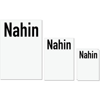 UDNAG Untearable Waterproof Stickers 155GSM 'Couple | Nahin' A4 x 1pc, A5 x 1pc & A6 x 2pc UDNAG Untearable Waterproof Stickers 155GSM 'Couple | Nahin' A4 x 1pc, A5 x 1pc & A6 x 2pc