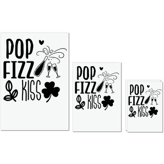                       UDNAG Untearable Waterproof Stickers 155GSM 'Wine | Pop fizz' A4 x 1pc, A5 x 1pc & A6 x 2pc                                              