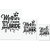 UDNAG Untearable Waterproof Stickers 155GSM 'Mummy | Mother of the bride' A4 x 1pc, A5 x 1pc & A6 x 2pc
