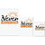 UDNAG Untearable Waterproof Stickers 155GSM 'Never give up | Never' A4 x 1pc, A5 x 1pc & A6 x 2pc