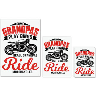 UDNAG Untearable Waterproof Stickers 155GSM 'Grandfather, rider | Some grandpas' A4 x 1pc, A5 x 1pc & A6 x 2pc UDNAG Untearable Waterproof Stickers 155GSM 'Grandfather, rider | Some grandpas' A4 x 1pc, A5 x 1pc & A6 x 2pc