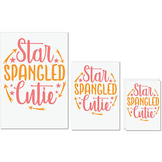 UDNAG Untearable Waterproof Stickers 155GSM 'Cutie | star spangled cutie' A4 x 1pc, A5 x 1pc & A6 x 2pc UDNAG Untearable Waterproof Stickers 155GSM 'Cutie | star spangled cutie' A4 x 1pc, A5 x 1pc & A6 x 2pc
