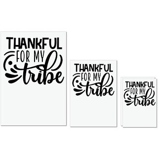 UDNAG Untearable Waterproof Stickers 155GSM 'Thankful | Thankfull for my' A4 x 1pc, A5 x 1pc & A6 x 2pc UDNAG Untearable Waterproof Stickers 155GSM 'Thankful | Thankfull for my' A4 x 1pc, A5 x 1pc & A6 x 2pc