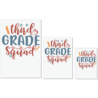 UDNAG Untearable Waterproof Stickers 155GSM 'School | third grade squad' A4 x 1pc, A5 x 1pc & A6 x 2pc UDNAG Untearable Waterproof Stickers 155GSM 'School | third grade squad' A4 x 1pc, A5 x 1pc & A6 x 2pc