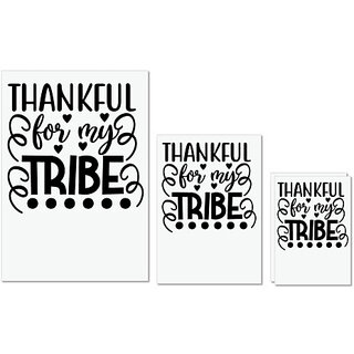 UDNAG Untearable Waterproof Stickers 155GSM 'Thankful | Thankfull' A4 x 1pc, A5 x 1pc & A6 x 2pc UDNAG Untearable Waterproof Stickers 155GSM 'Thankful | Thankfull' A4 x 1pc, A5 x 1pc & A6 x 2pc