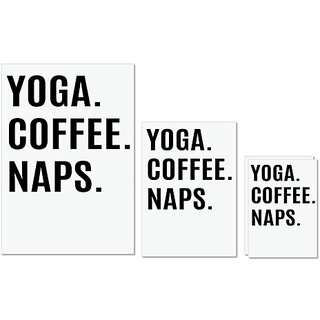 UDNAG Untearable Waterproof Stickers 155GSM 'Yoga | yoga coffee' A4 x 1pc, A5 x 1pc & A6 x 2pc UDNAG Untearable Waterproof Stickers 155GSM 'Yoga | yoga coffee' A4 x 1pc, A5 x 1pc & A6 x 2pc