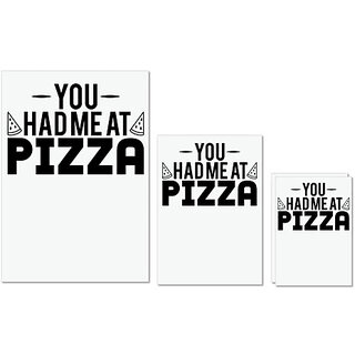 UDNAG Untearable Waterproof Stickers 155GSM 'Pizza | you had me at pizza' A4 x 1pc, A5 x 1pc & A6 x 2pc UDNAG Untearable Waterproof Stickers 155GSM 'Pizza | you had me at pizza' A4 x 1pc, A5 x 1pc & A6 x 2pc