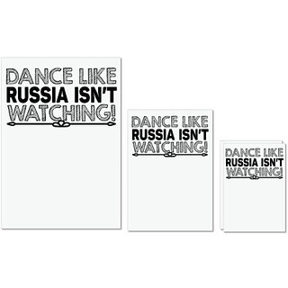 UDNAG Untearable Waterproof Stickers 155GSM 'Dance | dance like russia isn't' A4 x 1pc, A5 x 1pc & A6 x 2pc UDNAG Untearable Waterproof Stickers 155GSM 'Dance | dance like russia isn't' A4 x 1pc, A5 x 1pc & A6 x 2pc