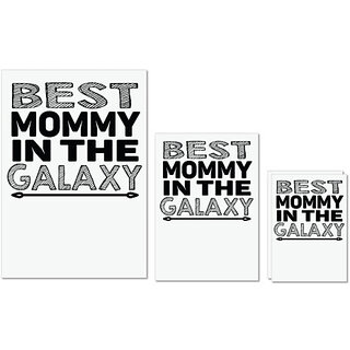 UDNAG Untearable Waterproof Stickers 155GSM 'Mother | best mommy in the galaxy' A4 x 1pc, A5 x 1pc & A6 x 2pc UDNAG Untearable Waterproof Stickers 155GSM 'Mother | best mommy in the galaxy' A4 x 1pc, A5 x 1pc & A6 x 2pc