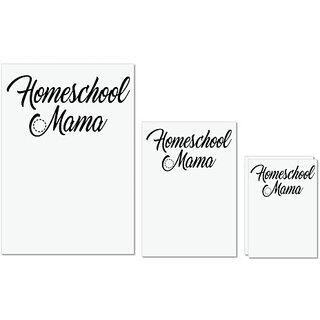 UDNAG Untearable Waterproof Stickers 155GSM 'Mom | homeschool mama' A4 x 1pc, A5 x 1pc & A6 x 2pc UDNAG Untearable Waterproof Stickers 155GSM 'Mom | homeschool mama' A4 x 1pc, A5 x 1pc & A6 x 2pc