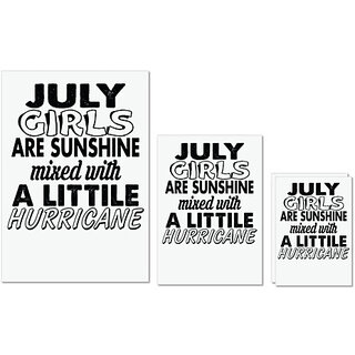 UDNAG Untearable Waterproof Stickers 155GSM 'Girls | july girls' A4 x 1pc, A5 x 1pc & A6 x 2pc UDNAG Untearable Waterproof Stickers 155GSM 'Girls | july girls' A4 x 1pc, A5 x 1pc & A6 x 2pc
