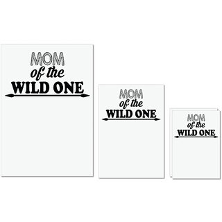 UDNAG Untearable Waterproof Stickers 155GSM 'Mother | mom of the wild one' A4 x 1pc, A5 x 1pc & A6 x 2pc UDNAG Untearable Waterproof Stickers 155GSM 'Mother | mom of the wild one' A4 x 1pc, A5 x 1pc & A6 x 2pc