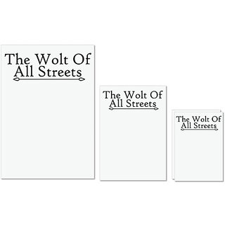 UDNAG Untearable Waterproof Stickers 155GSM 'The Walt | the wolt of all streets' A4 x 1pc, A5 x 1pc & A6 x 2pc UDNAG Untearable Waterproof Stickers 155GSM 'The Walt | the wolt of all streets' A4 x 1pc, A5 x 1pc & A6 x 2pc