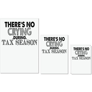 UDNAG Untearable Waterproof Stickers 155GSM 'Tax Season | there's no cring during' A4 x 1pc, A5 x 1pc & A6 x 2pc UDNAG Untearable Waterproof Stickers 155GSM 'Tax Season | there's no cring during' A4 x 1pc, A5 x 1pc & A6 x 2pc
