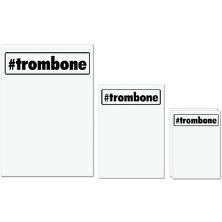 UDNAG Untearable Waterproof Stickers 155GSM '| trombone' A4 x 1pc, A5 x 1pc & A6 x 2pc UDNAG Untearable Waterproof Stickers 155GSM '| trombone' A4 x 1pc, A5 x 1pc & A6 x 2pc
