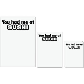 UDNAG Untearable Waterproof Stickers 155GSM 'SUSHI | you had me at sushi-a' A4 x 1pc, A5 x 1pc & A6 x 2pc UDNAG Untearable Waterproof Stickers 155GSM 'SUSHI | you had me at sushi-a' A4 x 1pc, A5 x 1pc & A6 x 2pc