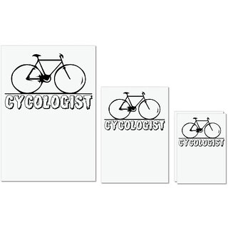 UDNAG Untearable Waterproof Stickers 155GSM 'Cycling | cycologist' A4 x 1pc, A5 x 1pc & A6 x 2pc UDNAG Untearable Waterproof Stickers 155GSM 'Cycling | cycologist' A4 x 1pc, A5 x 1pc & A6 x 2pc