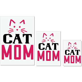 UDNAG Untearable Waterproof Stickers 155GSM 'Mother | cat mom 01' A4 x 1pc, A5 x 1pc & A6 x 2pc UDNAG Untearable Waterproof Stickers 155GSM 'Mother | cat mom 01' A4 x 1pc, A5 x 1pc & A6 x 2pc