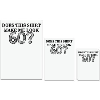UDNAG Untearable Waterproof Stickers 155GSM 'Shirt | does this shirt make me look 2' A4 x 1pc, A5 x 1pc & A6 x 2pc UDNAG Untearable Waterproof Stickers 155GSM 'Shirt | does this shirt make me look 2' A4 x 1pc, A5 x 1pc & A6 x 2pc
