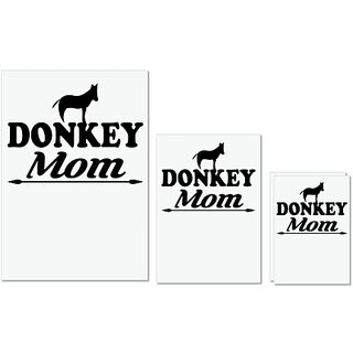UDNAG Untearable Waterproof Stickers 155GSM 'Mother | donkey mom' A4 x 1pc, A5 x 1pc & A6 x 2pc UDNAG Untearable Waterproof Stickers 155GSM 'Mother | donkey mom' A4 x 1pc, A5 x 1pc & A6 x 2pc