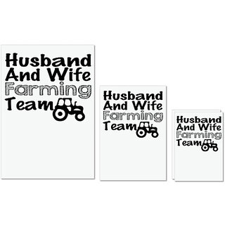 UDNAG Untearable Waterproof Stickers 155GSM 'Farmer | husband and wife farming team' A4 x 1pc, A5 x 1pc & A6 x 2pc UDNAG Untearable Waterproof Stickers 155GSM 'Farmer | husband and wife farming team' A4 x 1pc, A5 x 1pc & A6 x 2pc