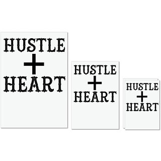 UDNAG Untearable Waterproof Stickers 155GSM 'Heart | hustle + heart' A4 x 1pc, A5 x 1pc & A6 x 2pc UDNAG Untearable Waterproof Stickers 155GSM 'Heart | hustle + heart' A4 x 1pc, A5 x 1pc & A6 x 2pc