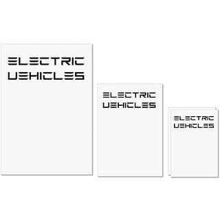                       UDNAG Untearable Waterproof Stickers 155GSM 'Engineer | Electric Vehicle' A4 x 1pc, A5 x 1pc & A6 x 2pc                                              