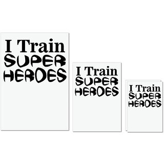 UDNAG Untearable Waterproof Stickers 155GSM 'Super Heros | train super heroes' A4 x 1pc, A5 x 1pc & A6 x 2pc UDNAG Untearable Waterproof Stickers 155GSM 'Super Heros | train super heroes' A4 x 1pc, A5 x 1pc & A6 x 2pc