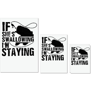 UDNAG Untearable Waterproof Stickers 155GSM '| If She's' A4 x 1pc, A5 x 1pc & A6 x 2pc UDNAG Untearable Waterproof Stickers 155GSM '| If She's' A4 x 1pc, A5 x 1pc & A6 x 2pc