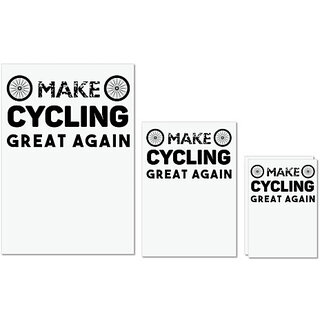 UDNAG Untearable Waterproof Stickers 155GSM 'Cycling | Make Cycling' A4 x 1pc, A5 x 1pc & A6 x 2pc UDNAG Untearable Waterproof Stickers 155GSM 'Cycling | Make Cycling' A4 x 1pc, A5 x 1pc & A6 x 2pc