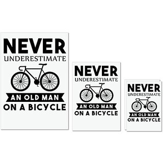 UDNAG Untearable Waterproof Stickers 155GSM 'Cycling | Never Underestimate' A4 x 1pc, A5 x 1pc & A6 x 2pc UDNAG Untearable Waterproof Stickers 155GSM 'Cycling | Never Underestimate' A4 x 1pc, A5 x 1pc & A6 x 2pc